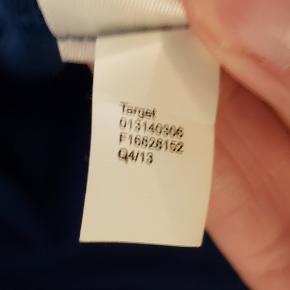 🔥Host Pick🔥NWT Merona Navy One Button Blazer Polka Dots Shoulder Pads XXL - Picture 14 of 14